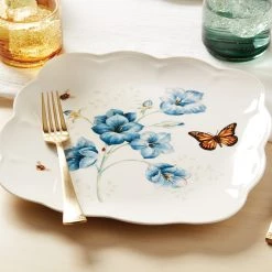Lenox Butterfly Meadow Square Dinner Plate -lenox Store Online 894106 w12