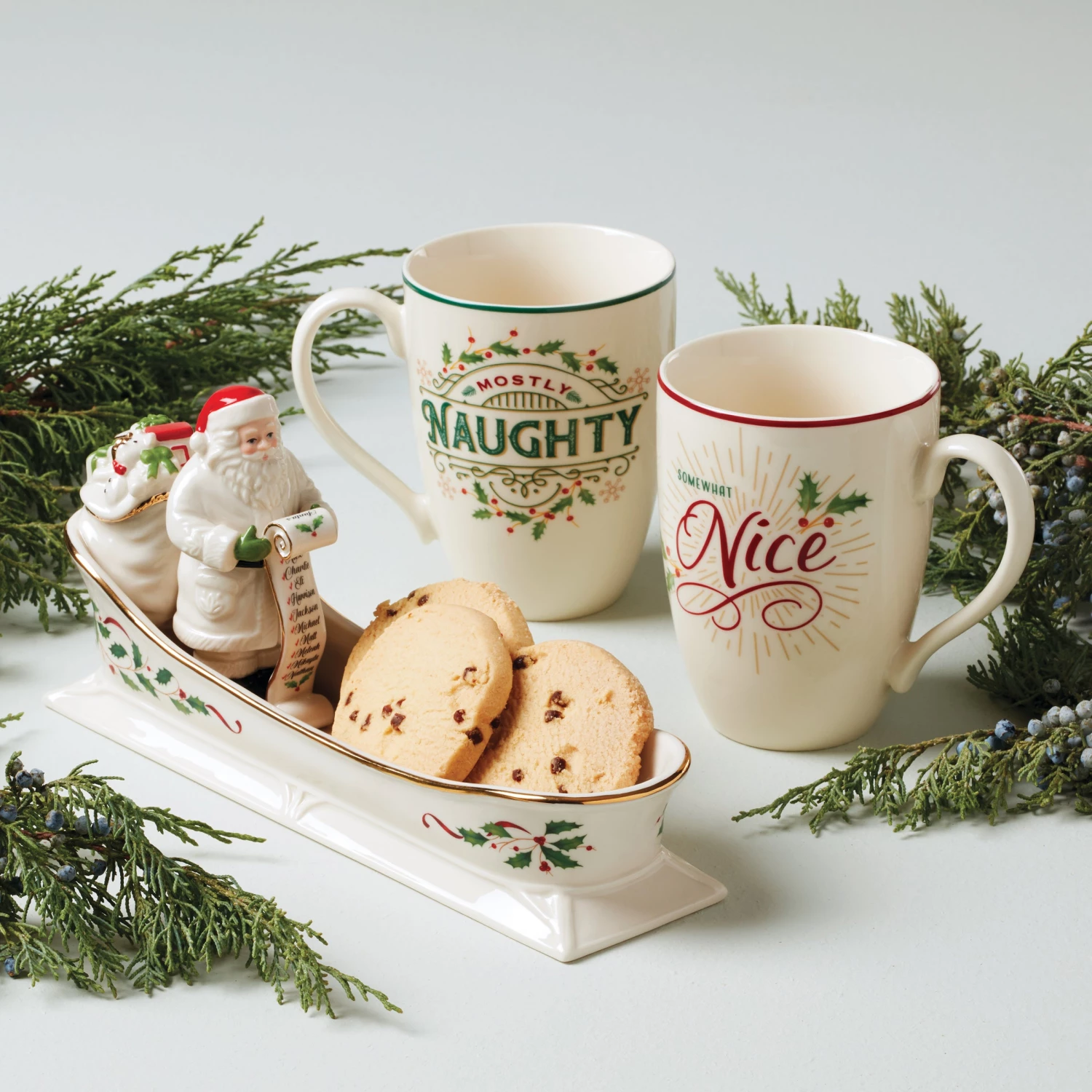 Lenox Holiday Naughty & Nice Mug Set 5 Lenox Holiday Naughty & Nice Mug Set - Image 3