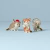 Lenox Woodland Friends Ornaments, Set of 3 -lenox Store Online 894192 w10