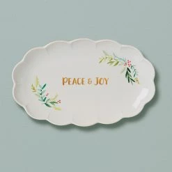 Lenox French Perle Berry Oval Platter