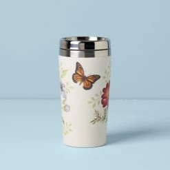 Lenox Butterfly Meadow Bamboo Travel Mug -lenox Store Online 894270 w11