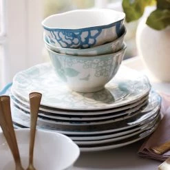 Lenox Butterfly Meadow Cottage 4-Piece Rice Bowls -lenox Store Online 894281 w12