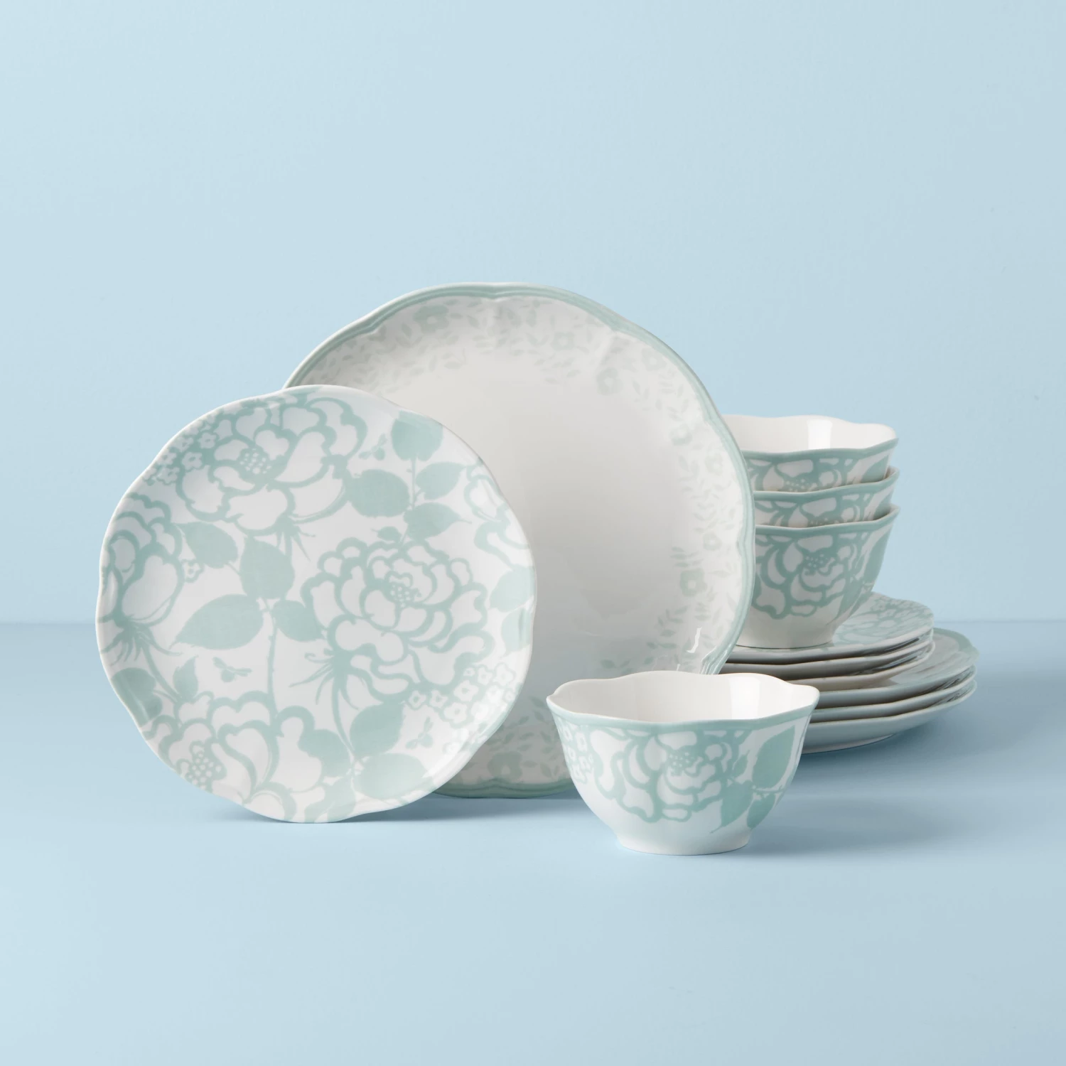 Lenox Butterfly Meadow Cottage 12-Piece Dinnerware Set 4 Lenox Butterfly Meadow Cottage 12-Piece Dinnerware Set - Image 2