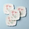 Lenox Butterfly Meadow Square 4pc Accent Plates -lenox Store Online 894308 w10