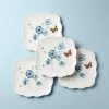 Lenox Butterfly Meadow Square 4pc Dinner Plates -lenox Store Online 894309 w10