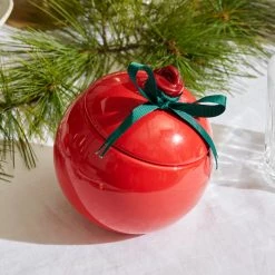 Kate Spade Merry & Bright Ornament Treat Jar -lenox Store Online 894419 LHOL 22 FEA 1