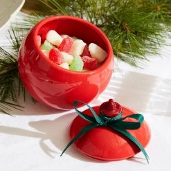 Kate Spade Merry & Bright Ornament Treat Jar -lenox Store Online 894419 LHOL 22 FEA 2