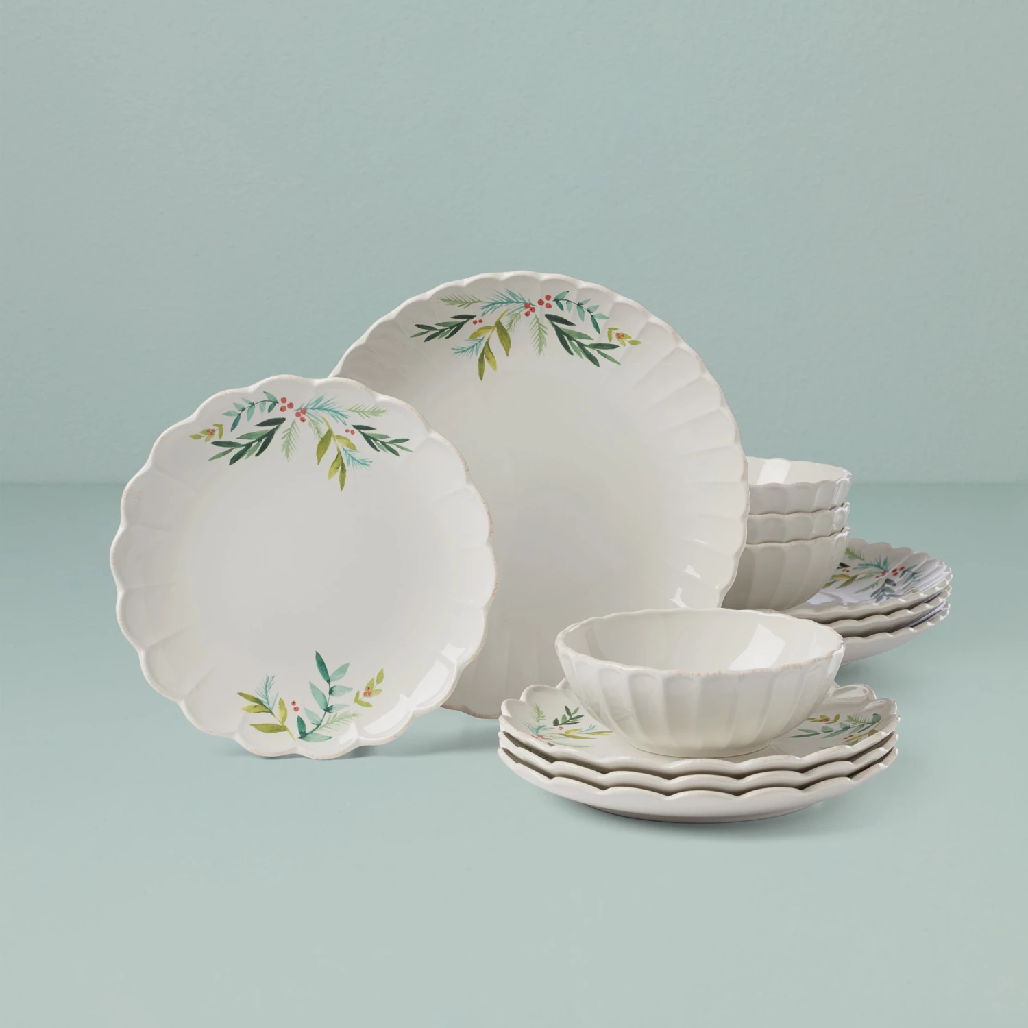 Lenox French Perle Berry 12-Piece Set 3 Lenox French Perle Berry 12-Piece Set