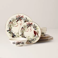 Lenox Winter Greetings 12-Piece Dinnerware Set