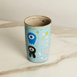 Lenox Blue Tumbler With Alien Motif by Masa Sasaki -lenox Store Online 895285 LNP S23 FEA 3