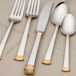 Lenox Eternal Gold 5-piece Place Setting -lenox Store Online 9828092 w1 9b796087 103c 4213 aee7 40c2d8a38f7a